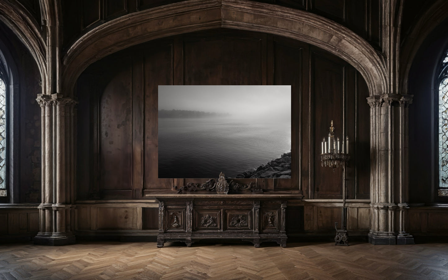 Photo Water Haze II Landscape- print